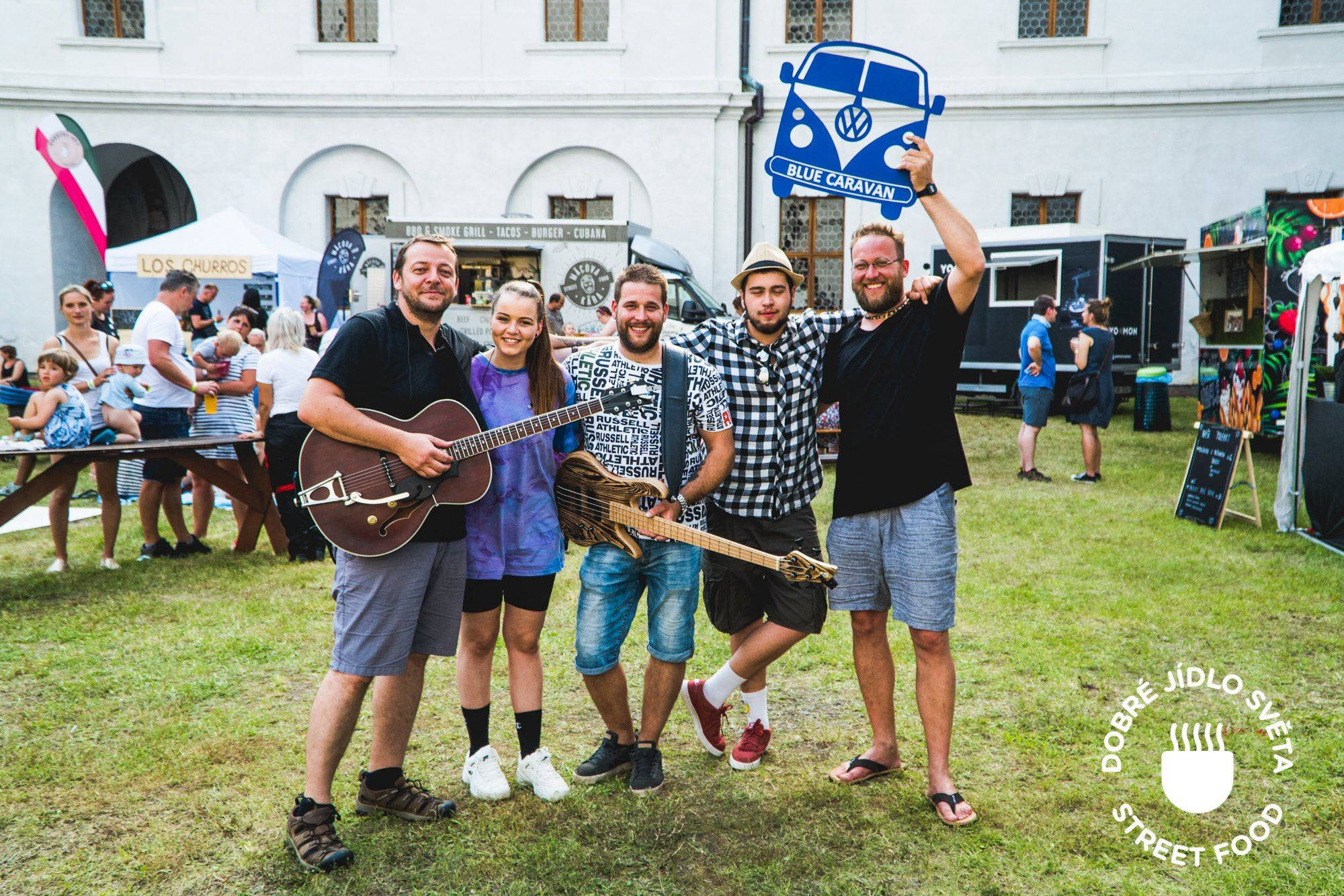 Kapela Blue Caravan - Street Food Festival, Plzeň/Karlovy Vary