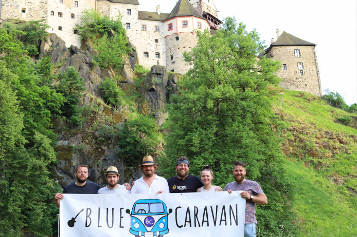 Kapela Blue Caravan - Hrad Loket